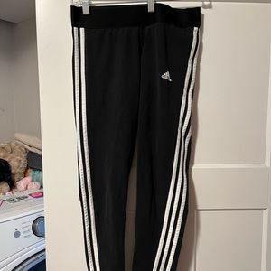 Black womens addidas workout leggings size medium